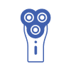 Electric shaver icon used in treatment preparation